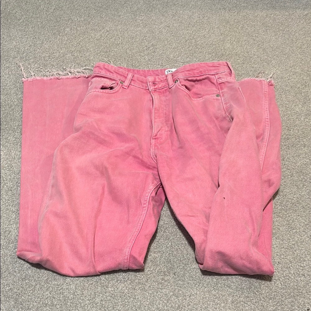 Zara Pink High Rise Women Jeans
